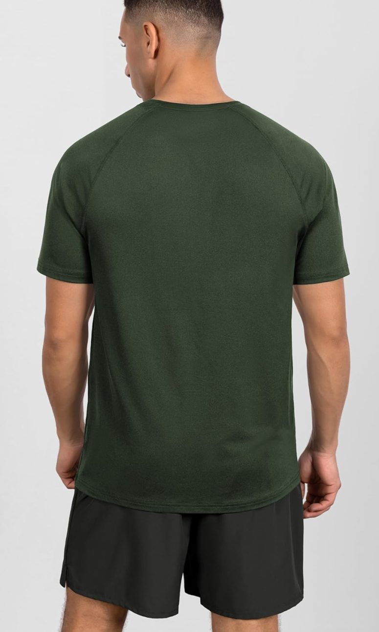 Men's Quick Dry Short Sleeve Shirts UPF 50+ Sun Protection SPF Athletic Tops Workout T-Shirts - Image 2
