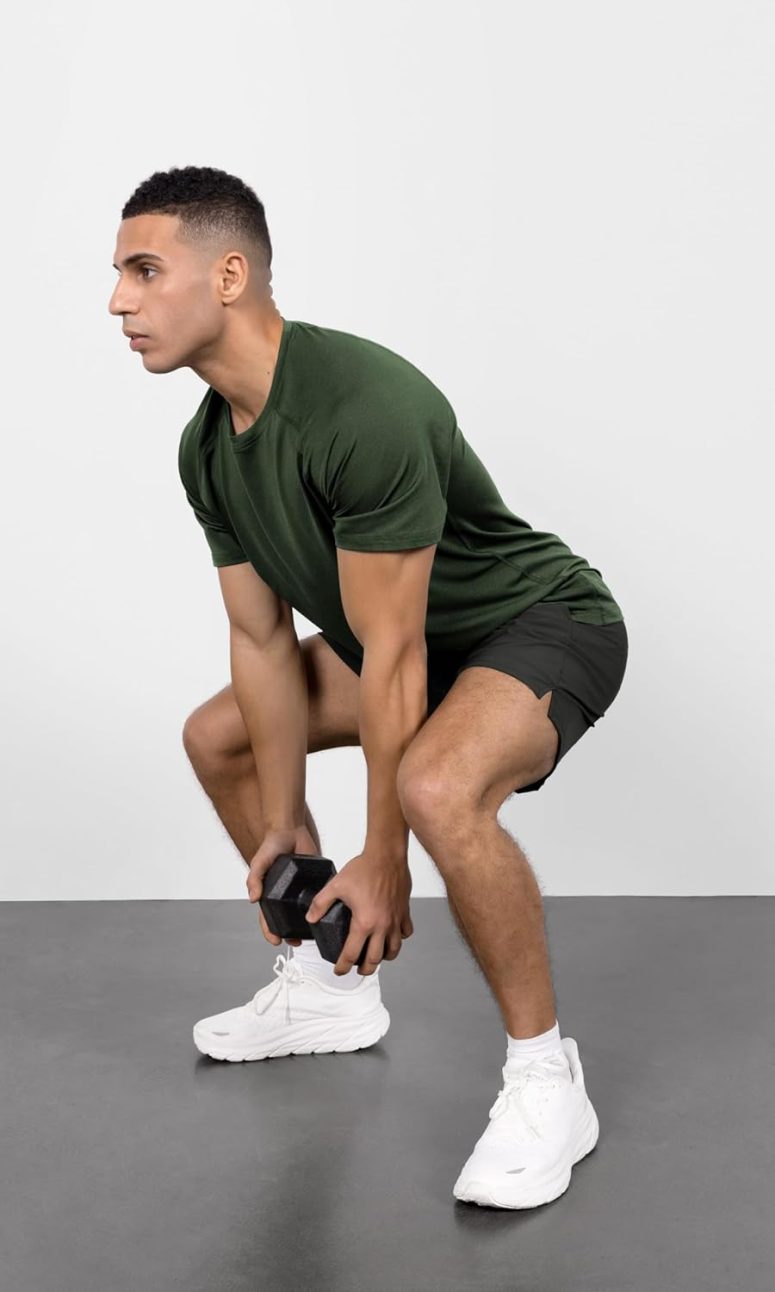 Men's Quick Dry Short Sleeve Shirts UPF 50+ Sun Protection SPF Athletic Tops Workout T-Shirts - Image 3