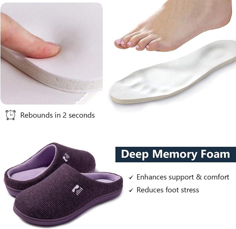 Women's Original Two-Tone Memory Foam Slipper - Image 4