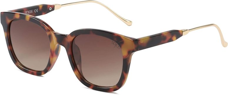 Classic Square Polarized Sunglasses Womens Mens Retro Trendy UV400 Sunnies SJ2050