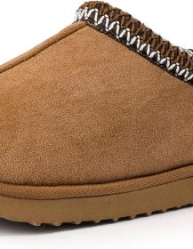 Women's Slippers Fuzzy Cozy Short Ankle Shoes Indoor and Outdoor Mules Furry Warm House Slippers for Woman Cute Fluffy Clogs