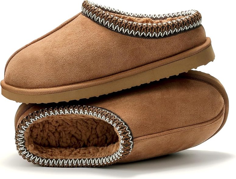Women's Slippers Fuzzy Cozy Short Ankle Shoes Indoor and Outdoor Mules Furry Warm House Slippers for Woman Cute Fluffy Clogs - Image 2